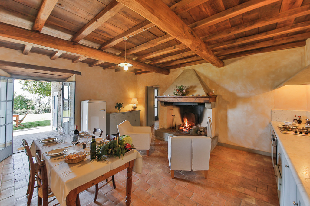 Kitchen and living room